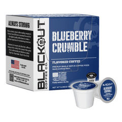 BLUEBERRY CRUMBLE FLAVORED COFFEE PODS 18CT