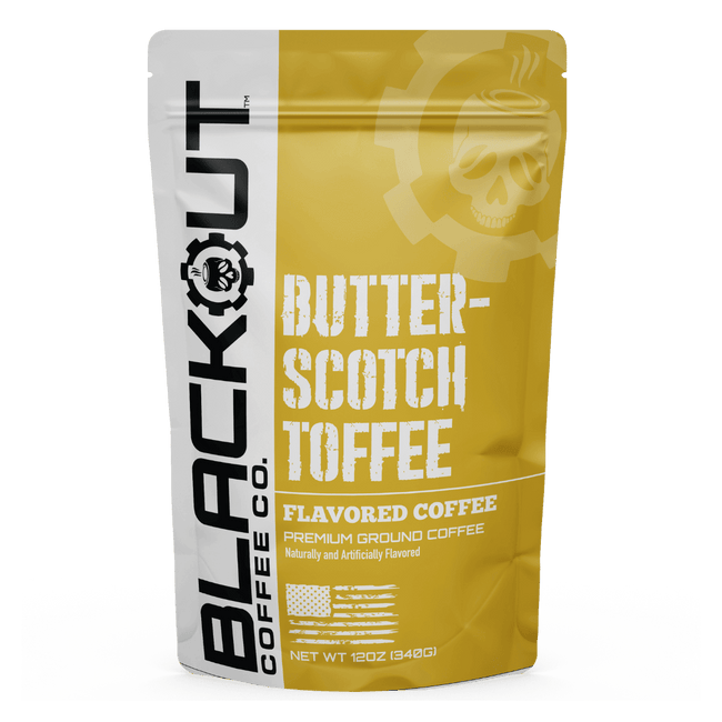 Butterscotch Toffee Flavored Coffee Bag 12oz