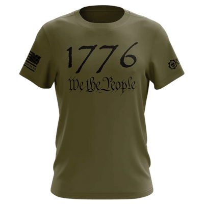 1776 We The People Mili Green T-Shirt