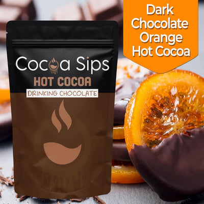 Dark Chocolate Orange Hot Cocoa by Cocoa Sips