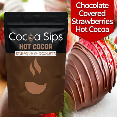 Chocolate Covered Strawberries Hot Cocoa by Cocoa Sips