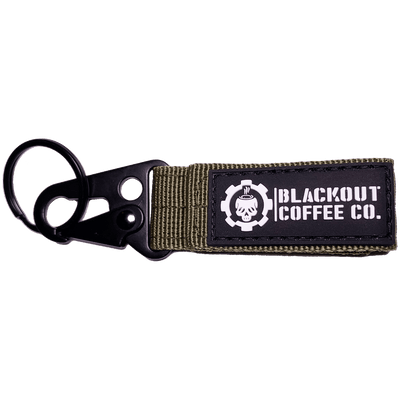 Blackout Coffee Tactical Keychain 