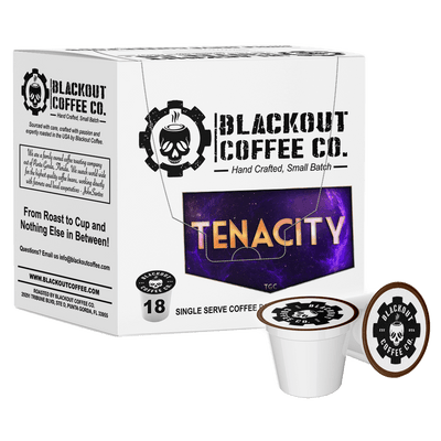 TENACITY MEDIUM-DARK COFFEE PODS 18CT