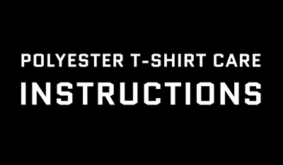 Care Instructions for a 100% Polyester T-Shirt