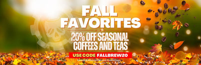 20% to specific flavored coffees and tea