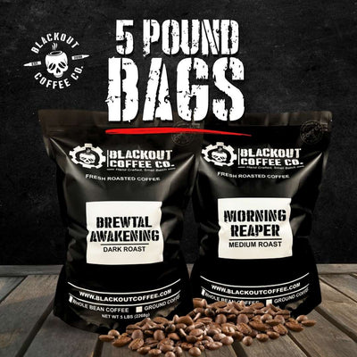 Blackout Coffee 5 Pound Bags MOBILE Collections 