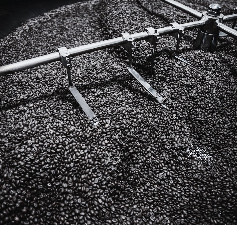 Roasted coffee beans