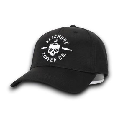 TACTICAL OPS BLACKOUT COFFEE FITTED HAT