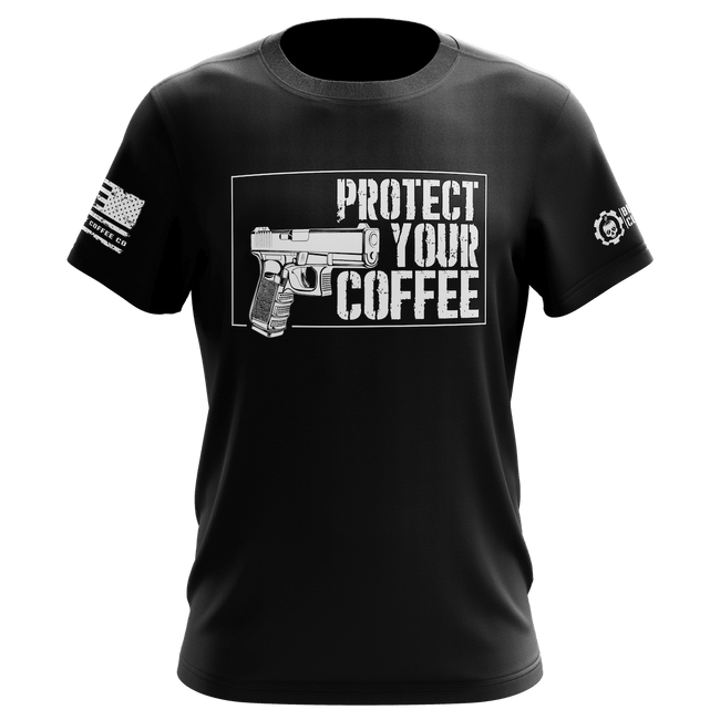 Protect Your Coffee Black T-Shirt