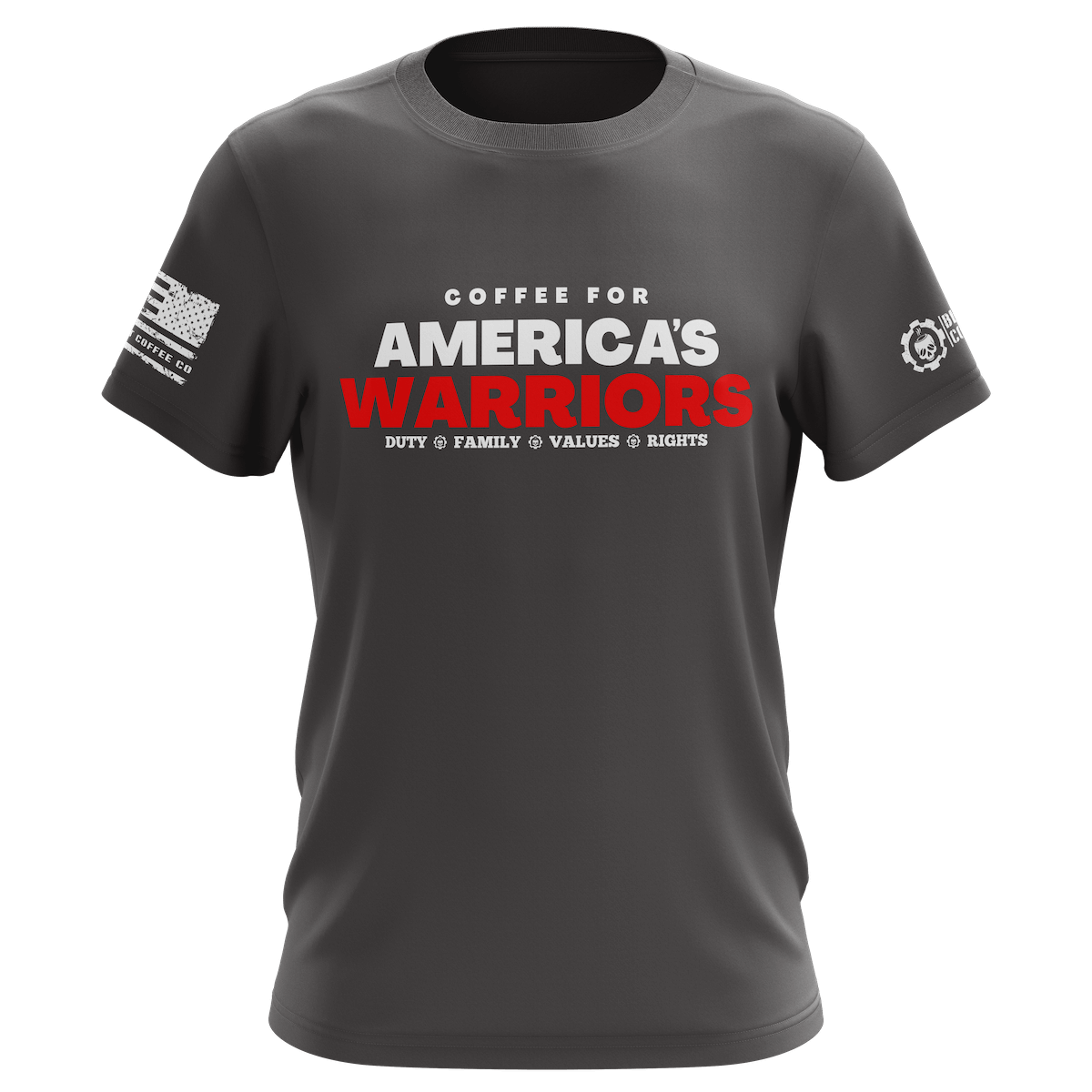 America's Warriors Gunpowder Grey T-Shirt