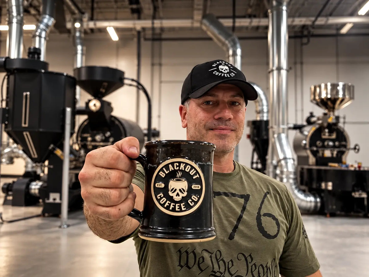 Blackout Coffee founders John and Rachael Santos