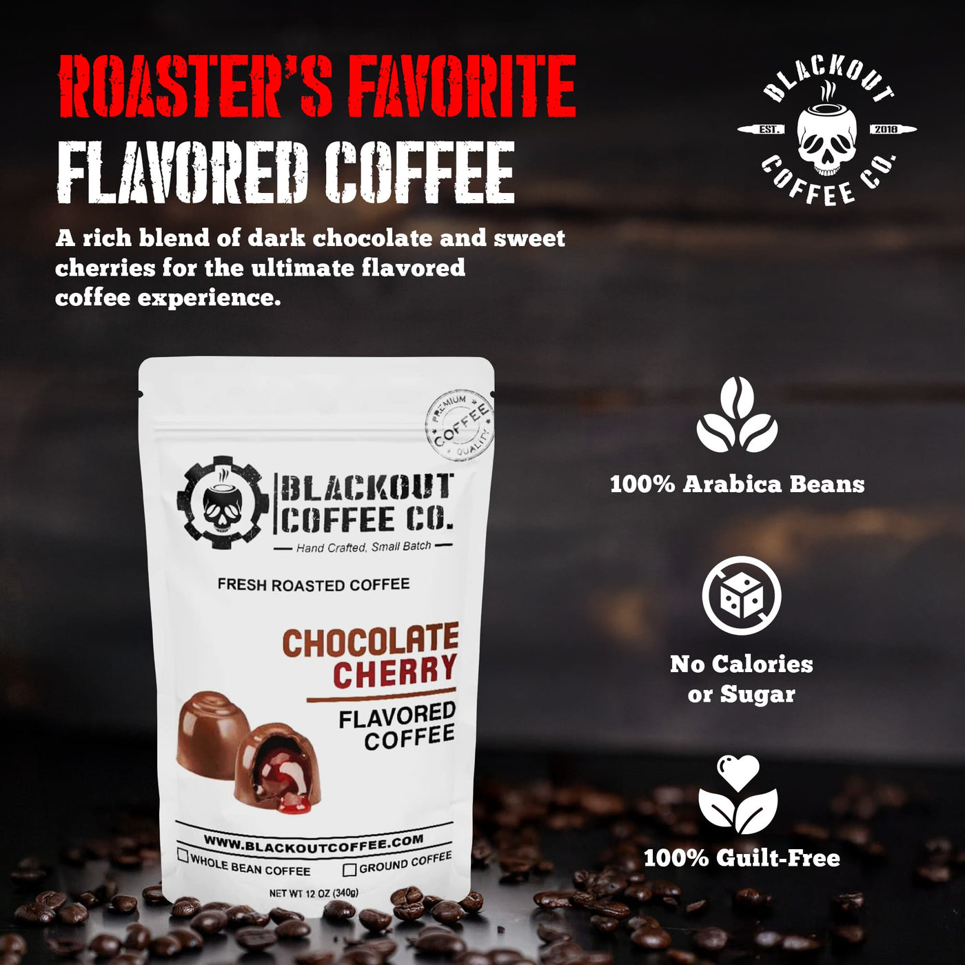 Chocolate Cherry Flavored Coffee