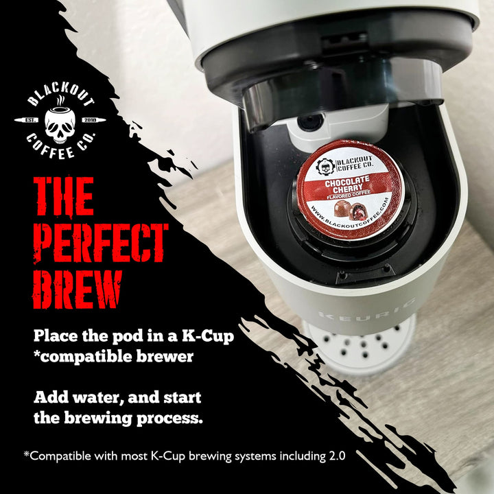 CHOCOLATE CHERRY FLAVORED Coffee PODS 18CT