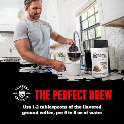 Cinnamon French Toast Flavored Coffee 100% arabica beans brew