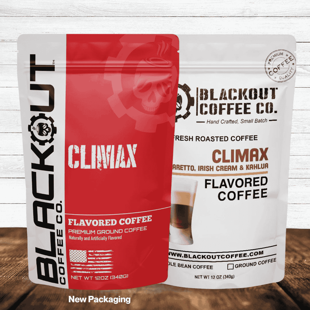 Climax [B52: Amaretto, Irish Cream & Kahlua] Flavored Coffee Bag 12oz by blackout coffee