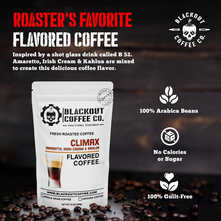 Climax Flavored Coffee – Blackout Coffee Co