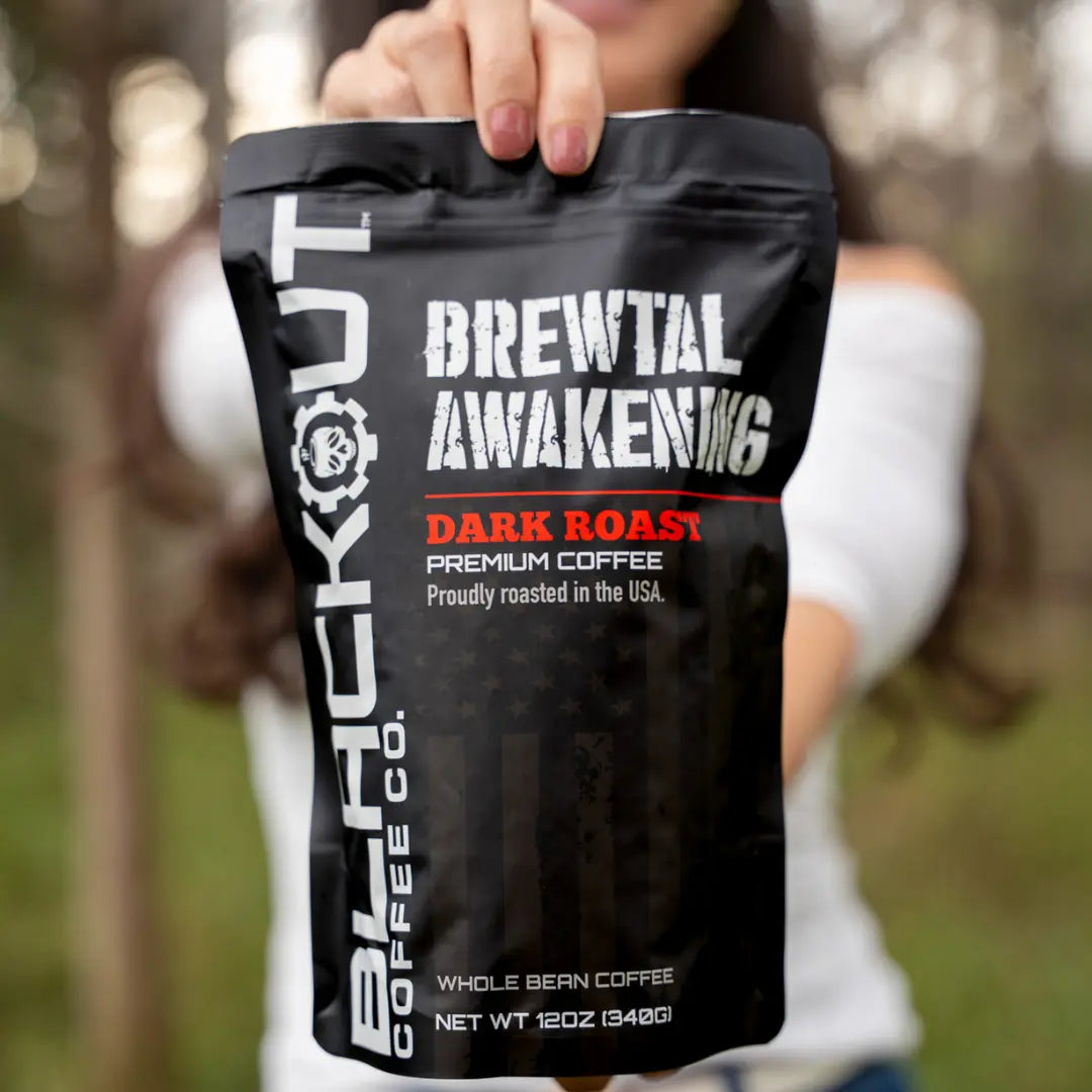 Blackout Coffee dark roast starter kit