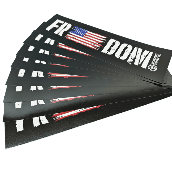 FREEDOM Bumper Vinyl Decal stickers