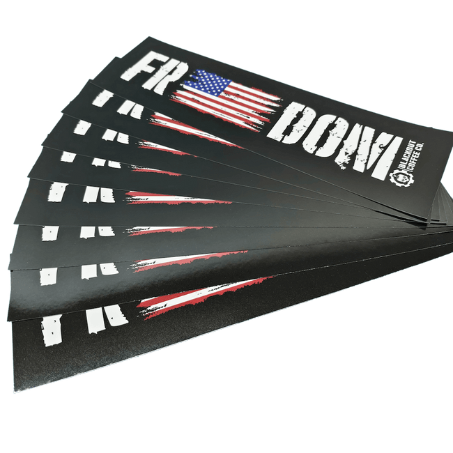 FREEDOM Bumper Vinyl Decal stickers