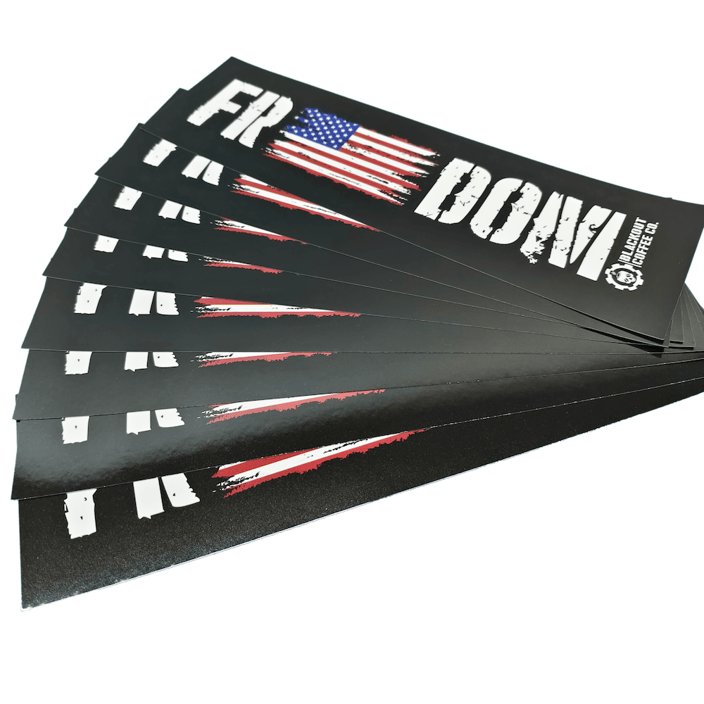 FREEDOM Bumper Vinyl Decal stickers
