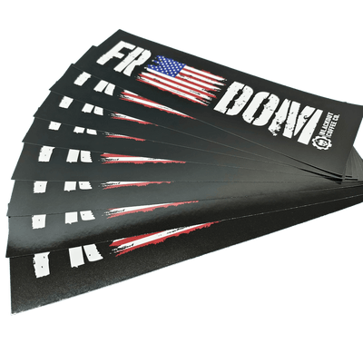 FREEDOM Bumper Vinyl Decal stickers