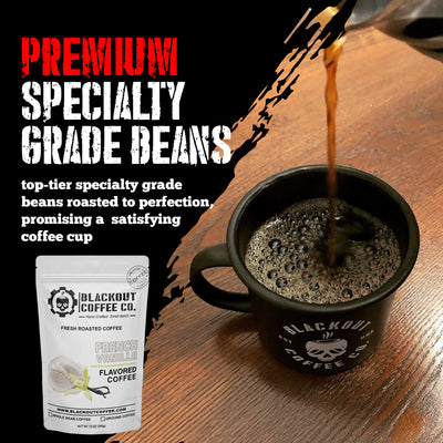 French Vanilla Flavored Coffee 12 oz 100% arabica beans