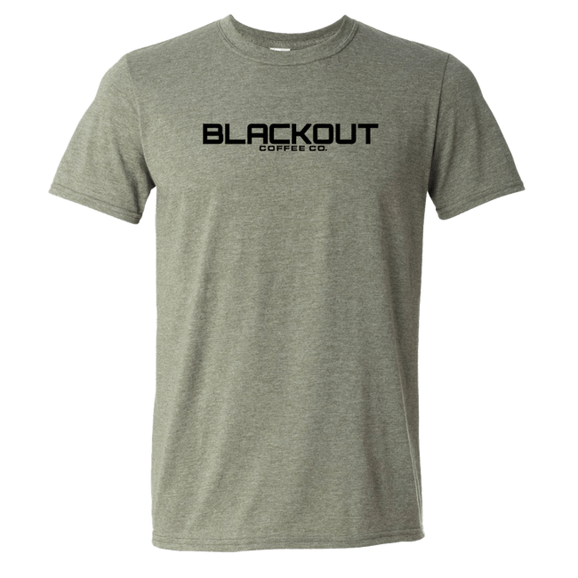 Heather Military Green Blackout T-Shirt