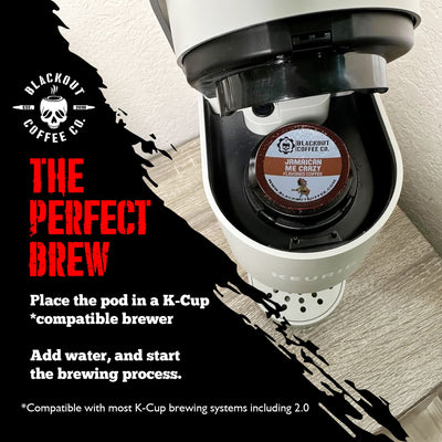 JAMAICAN ME CRAZY® FLAVORED COFFEE PODS 18CT Brew