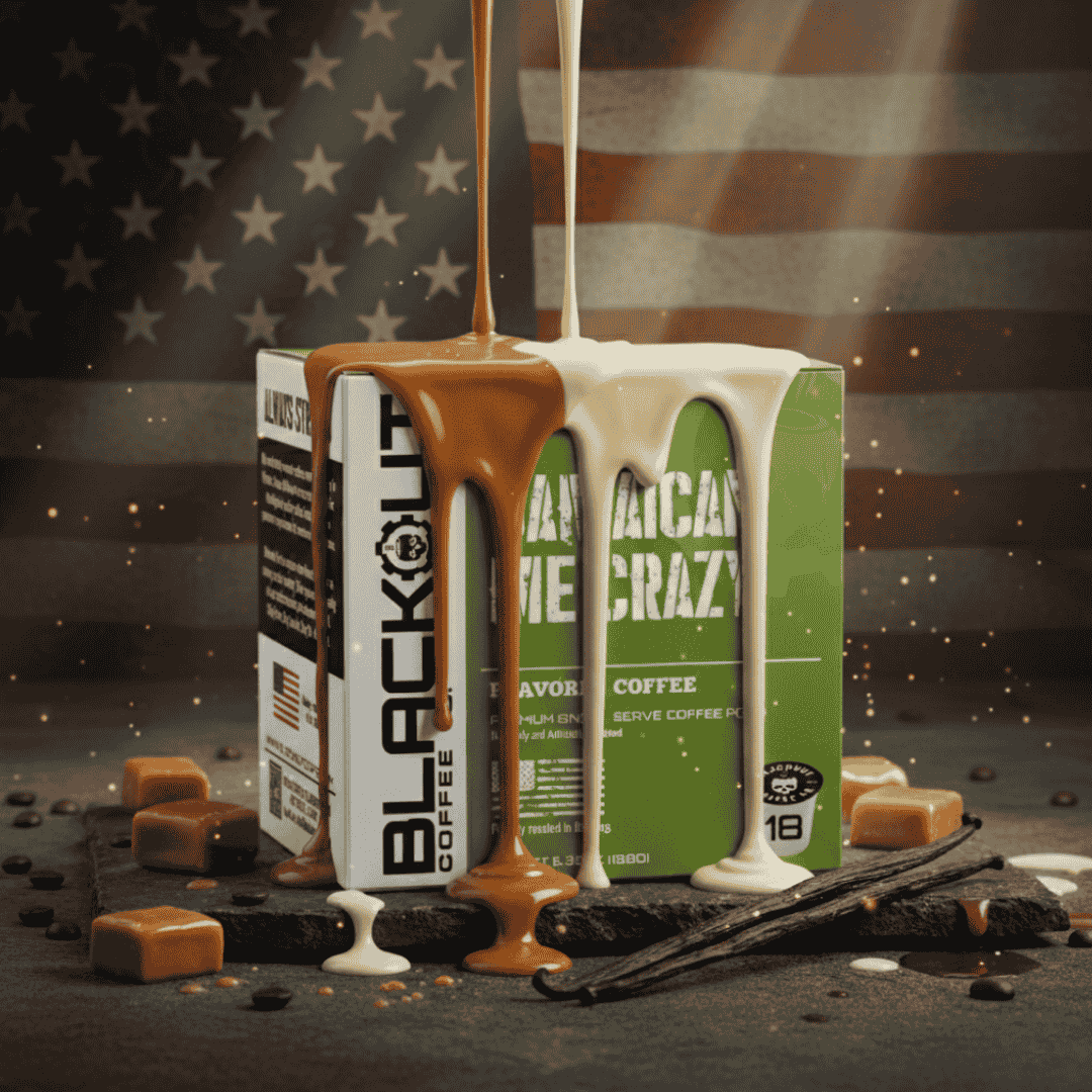 JAMAICAN ME CRAZY® FLAVORED COFFEE PODS 18CT – Blackout Coffee Co