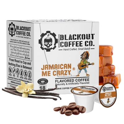 JAMAICAN ME CRAZY® FLAVORED COFFEE PODS 18CT