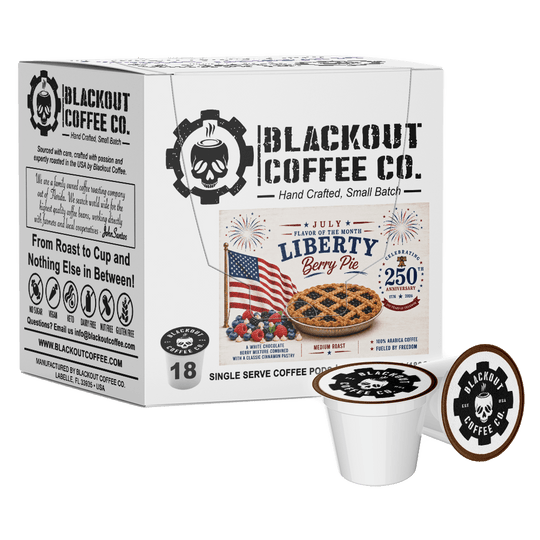 LIBERTY BERRY PIE FLAVORED COFFEE PODS 18CT