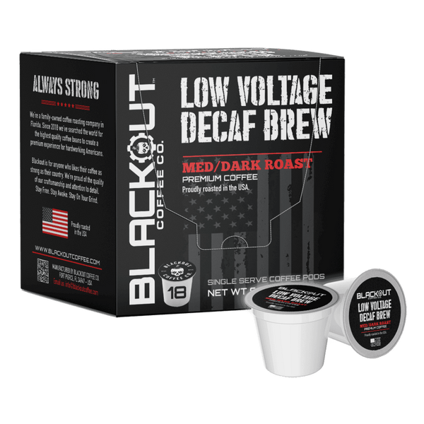 LOW VOLTAGE DECAF COFFEE PODS 18CT