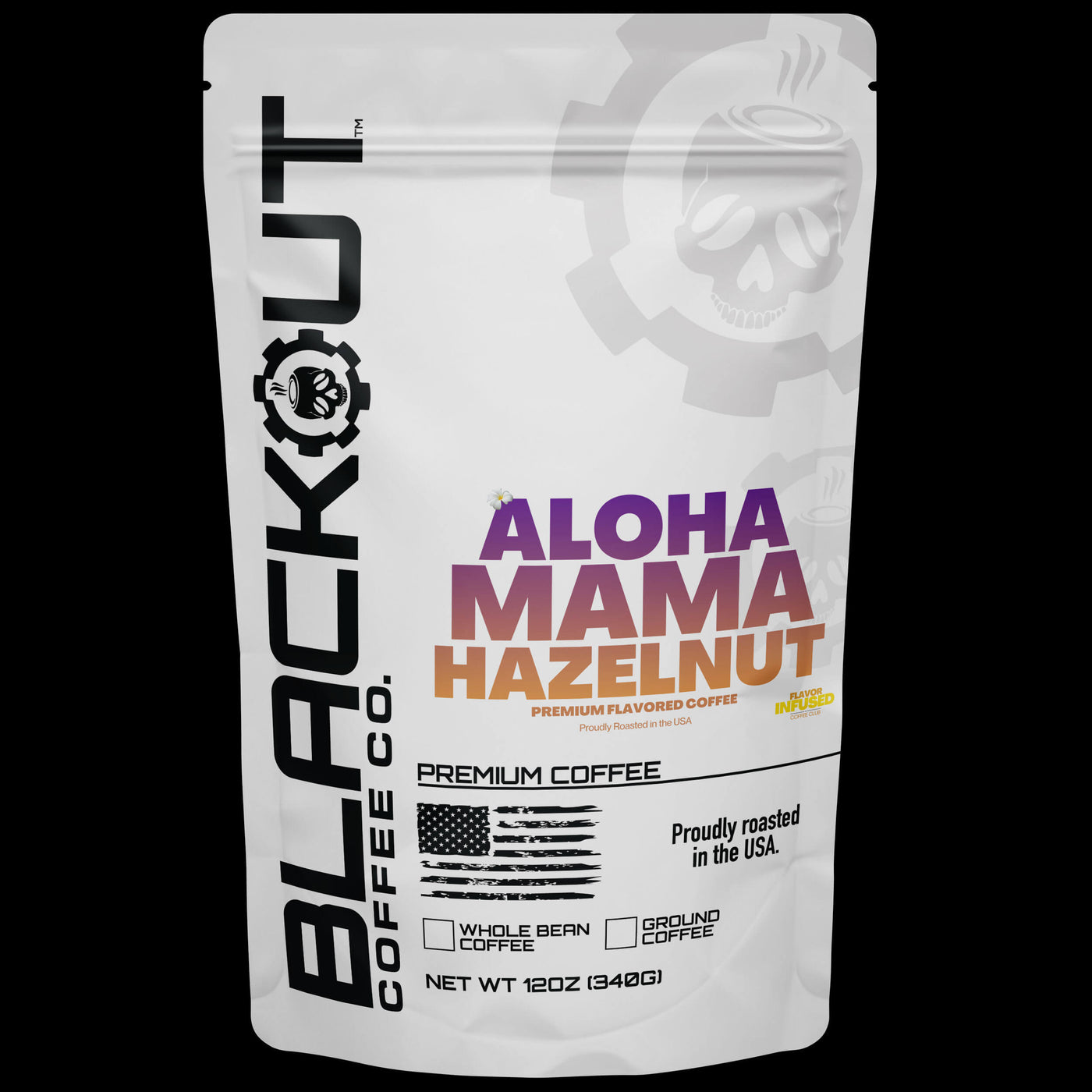 Aloha Mama Hazelnut Flavored Coffee – Blackout Coffee Co
