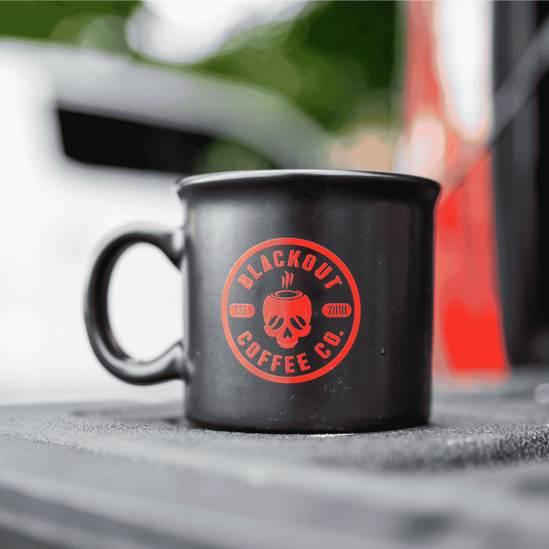 Midnight Camp Mug – 14oz USA Made 