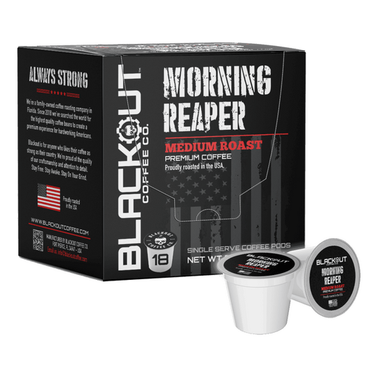 MORNING REAPER MEDIUM ROAST COFFEE PODS 18CT