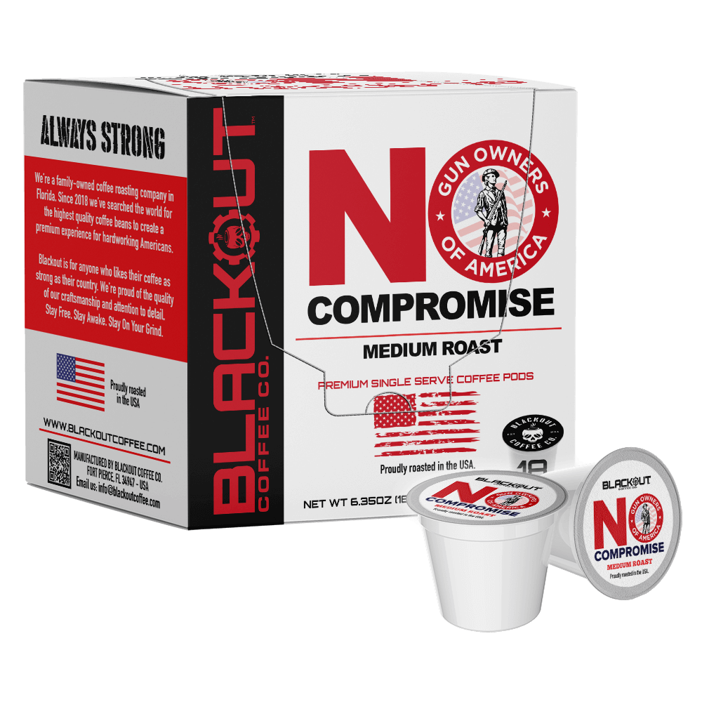 No Compromise Medium Roast Coffee Pods GOA