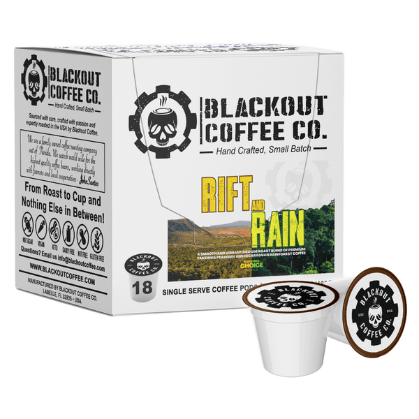 RIFT & RAIN MEDIUM ROAST PODS 18CT
