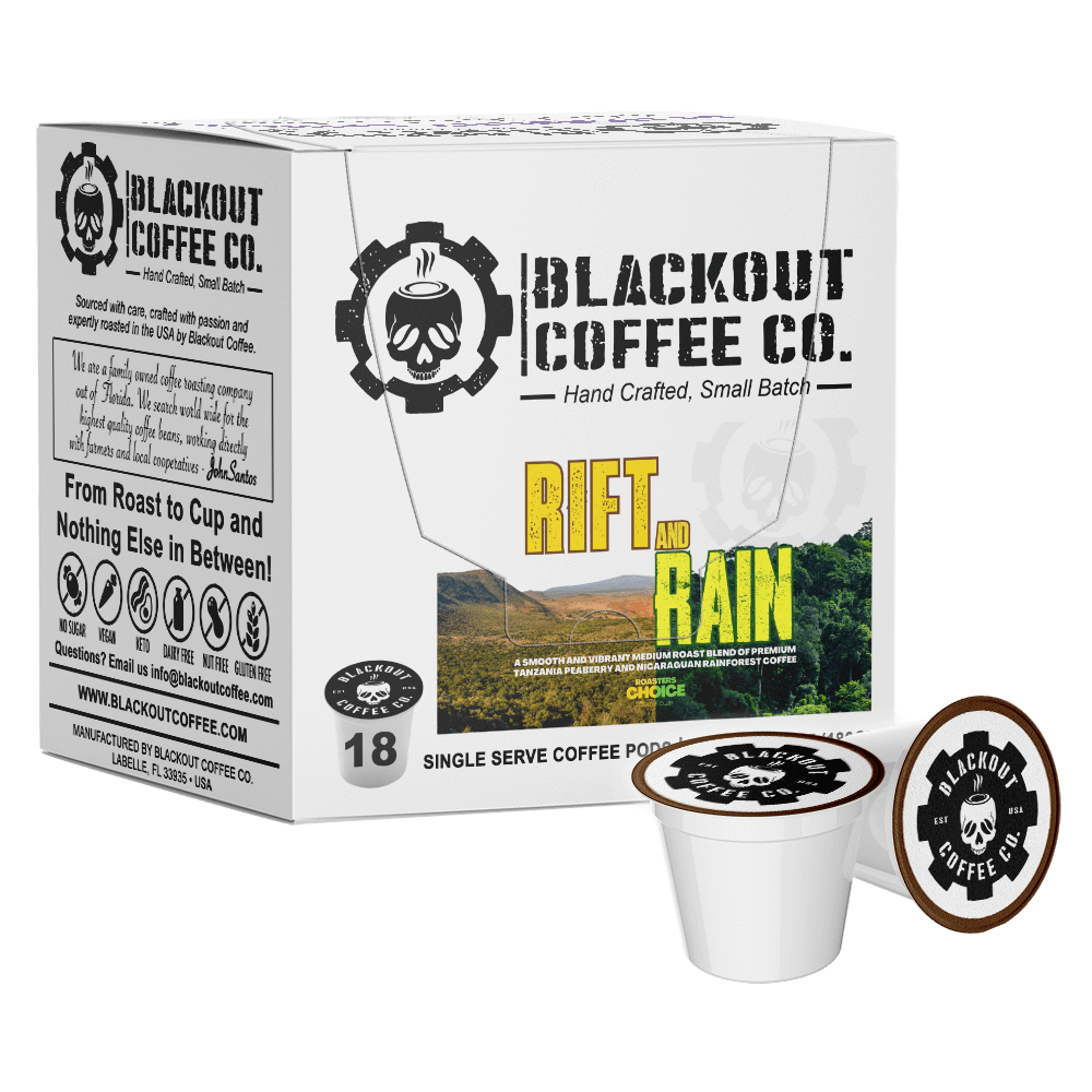 RIFT & RAIN MEDIUM ROAST PODS 18CT