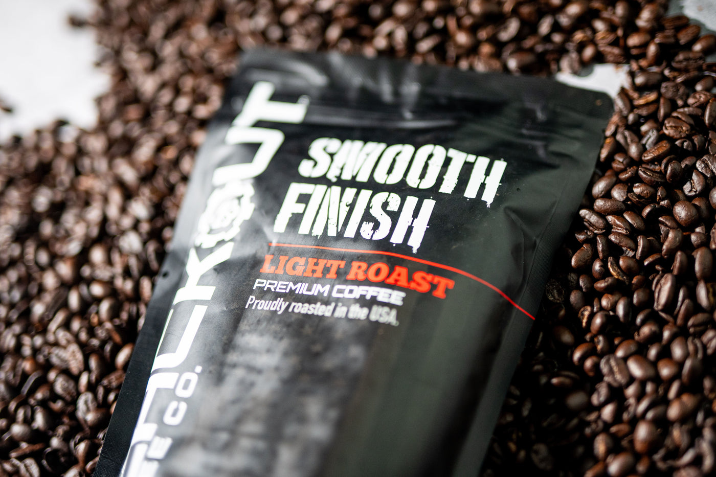 Fresh brewed premium blackout coffee