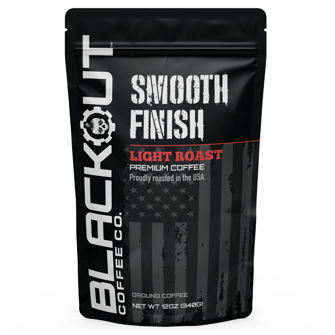 Smooth Finish Coffee Bag 12oz Blackout Coffee