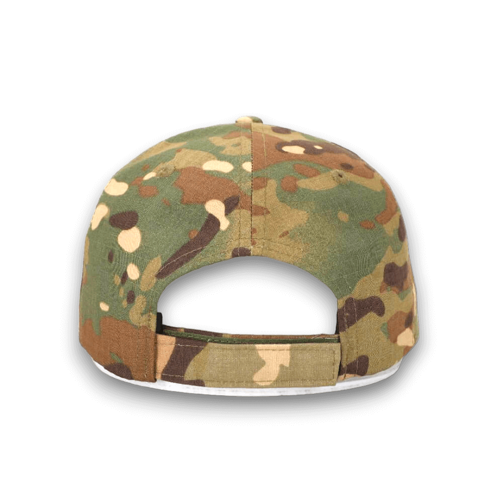 Camouflage up-cycled cap hat with Logo Patch Drake Waterfowl Camo Twill Patch Cap main image 3