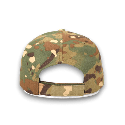 CAMO PATCH HAT WITH VELCRO CLOSURE