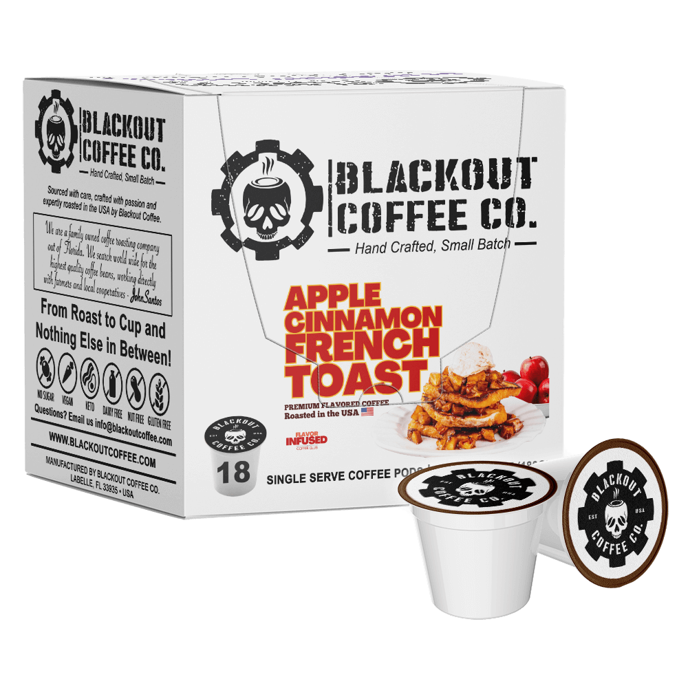APPLE CINNAMON FRENCH TOAST FLAVORED COFFEE PODS 18CT