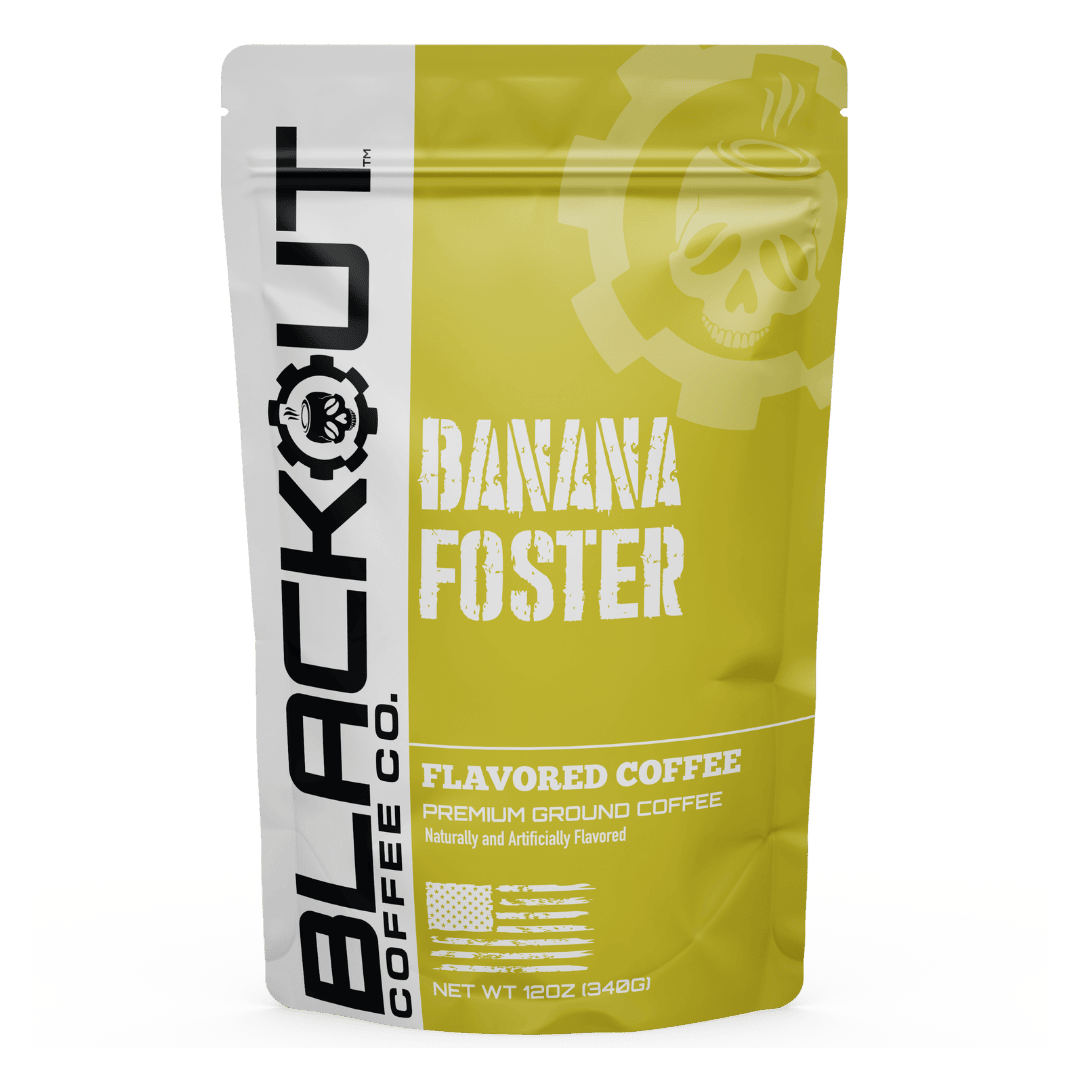 Banana Foster Flavored Coffee – Blackout Coffee Co
