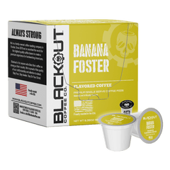 BANANA FOSTER FLAVORED COFFEE PODS 18CT