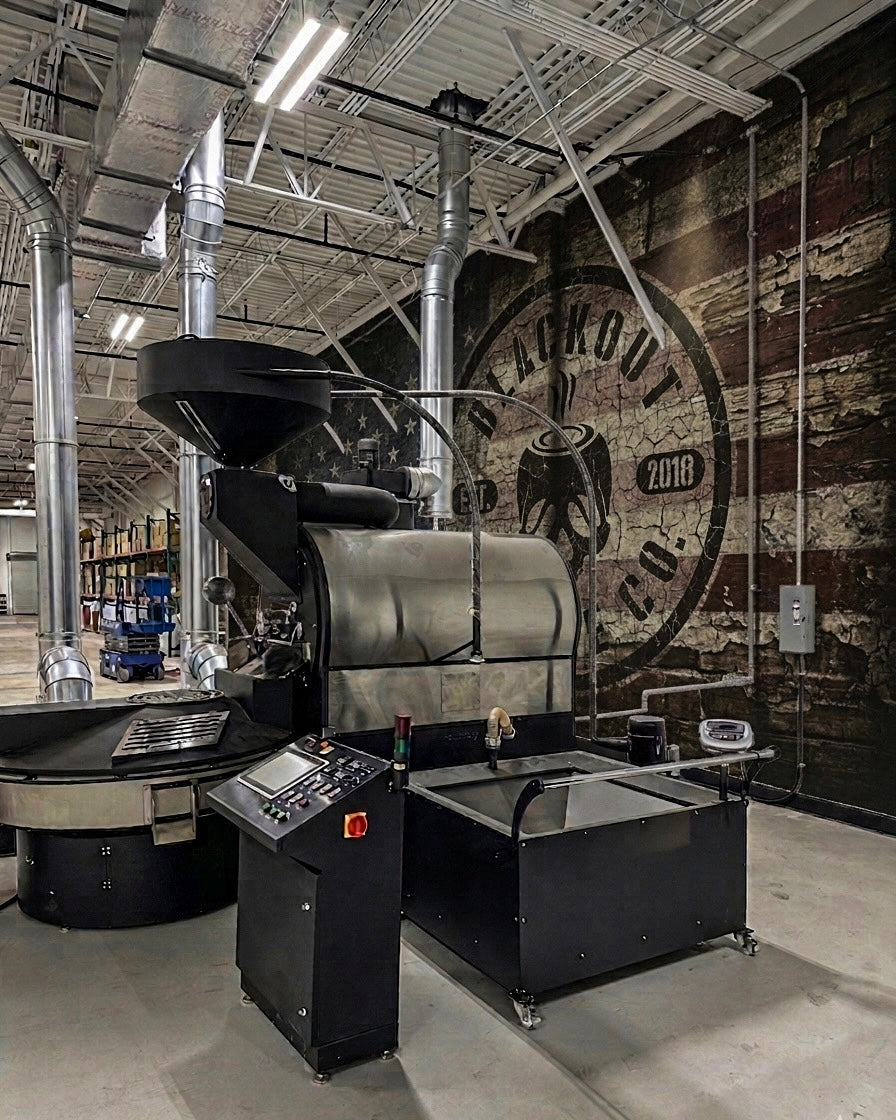 Blackout Coffee roasting operation