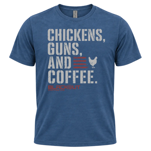 Chickens, Guns & Coffee T-Shirt