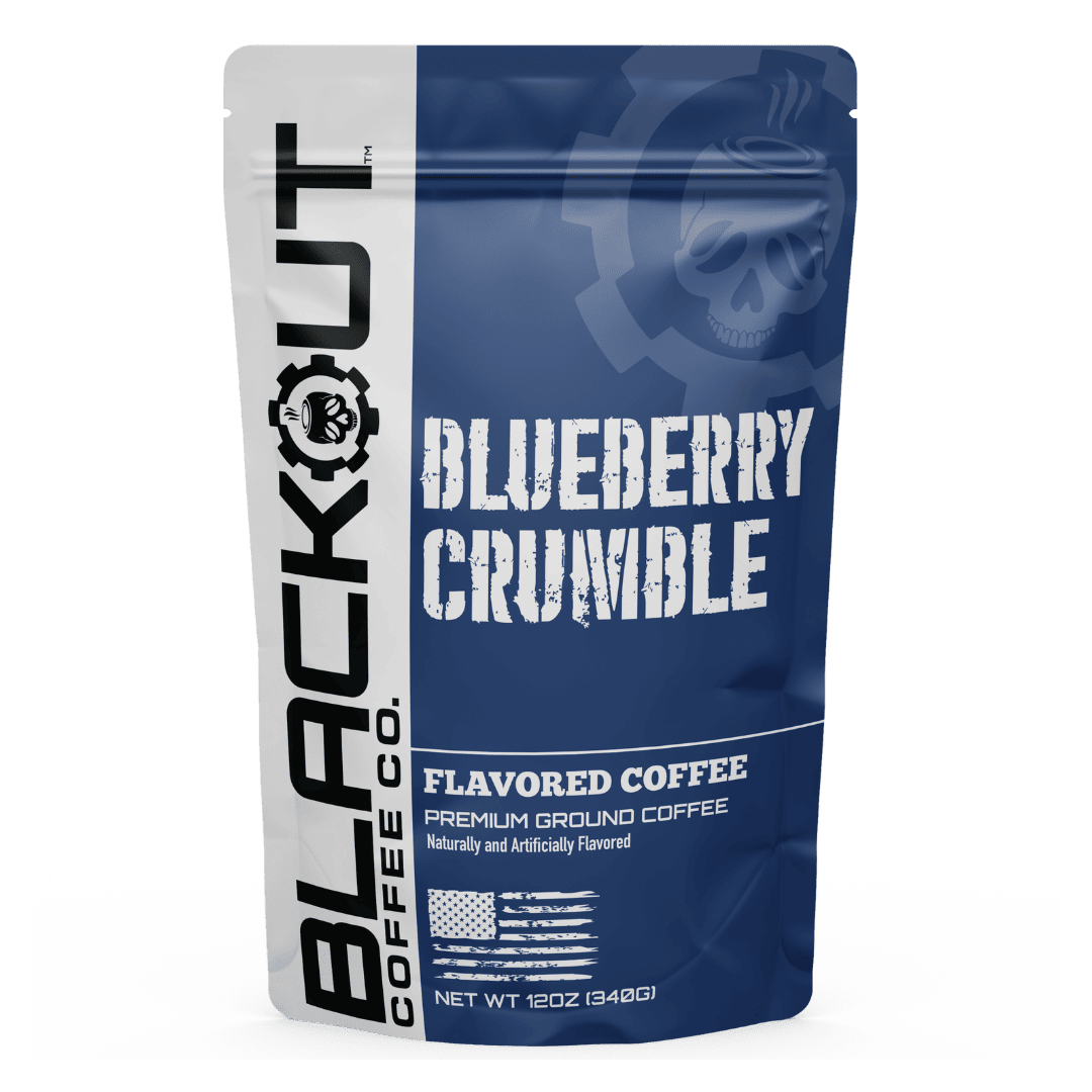 Blueberry crumble by blackout coffee