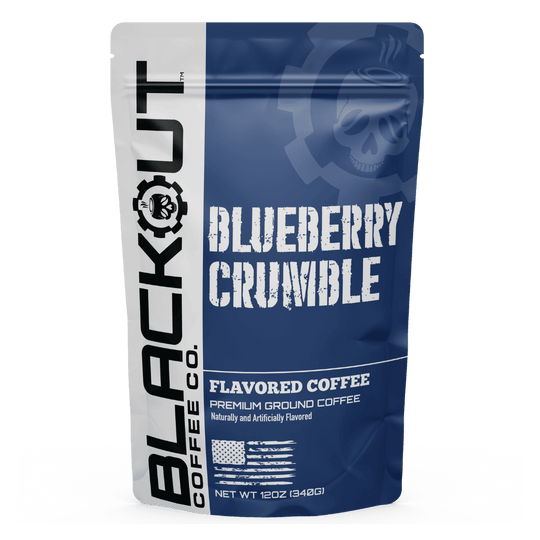 Blueberry crumble by blackout coffee