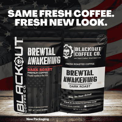 Brewtal Awakening Coffee Bag 12oz BLACKOUT COFFEE